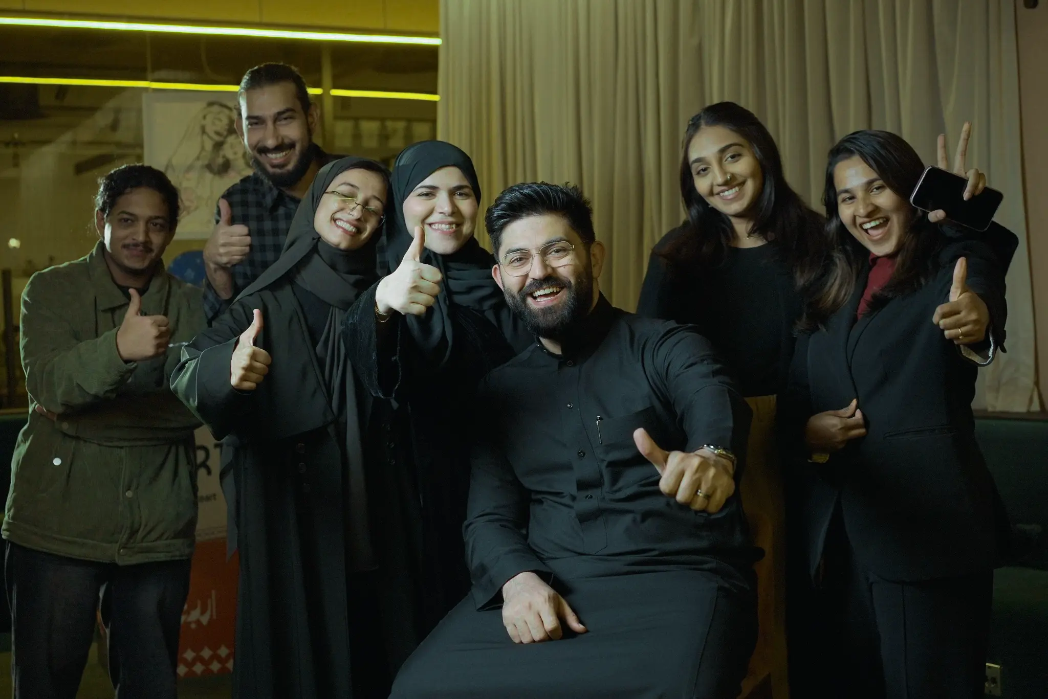 Arbaaa team in Riyadh